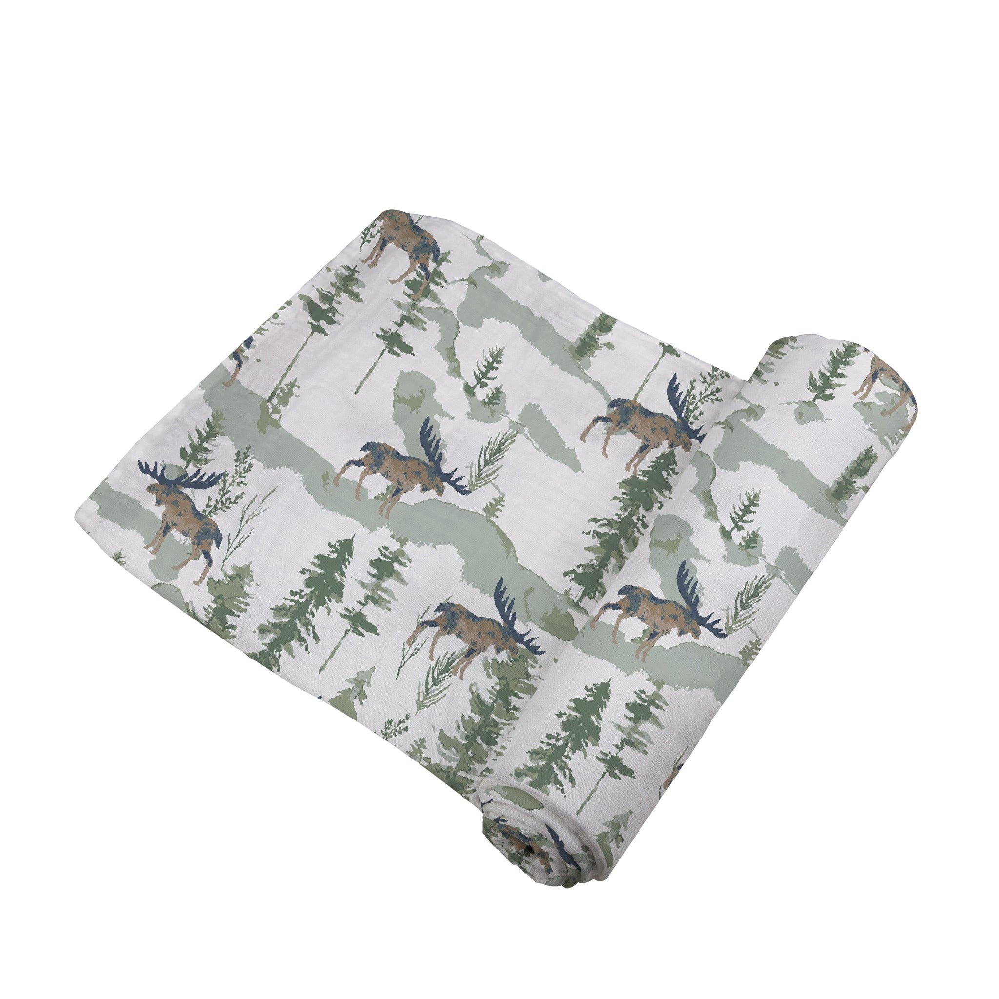Newcastle Classics - Wholesale Swaddle - Baby - Mountain Moose Swaddle2