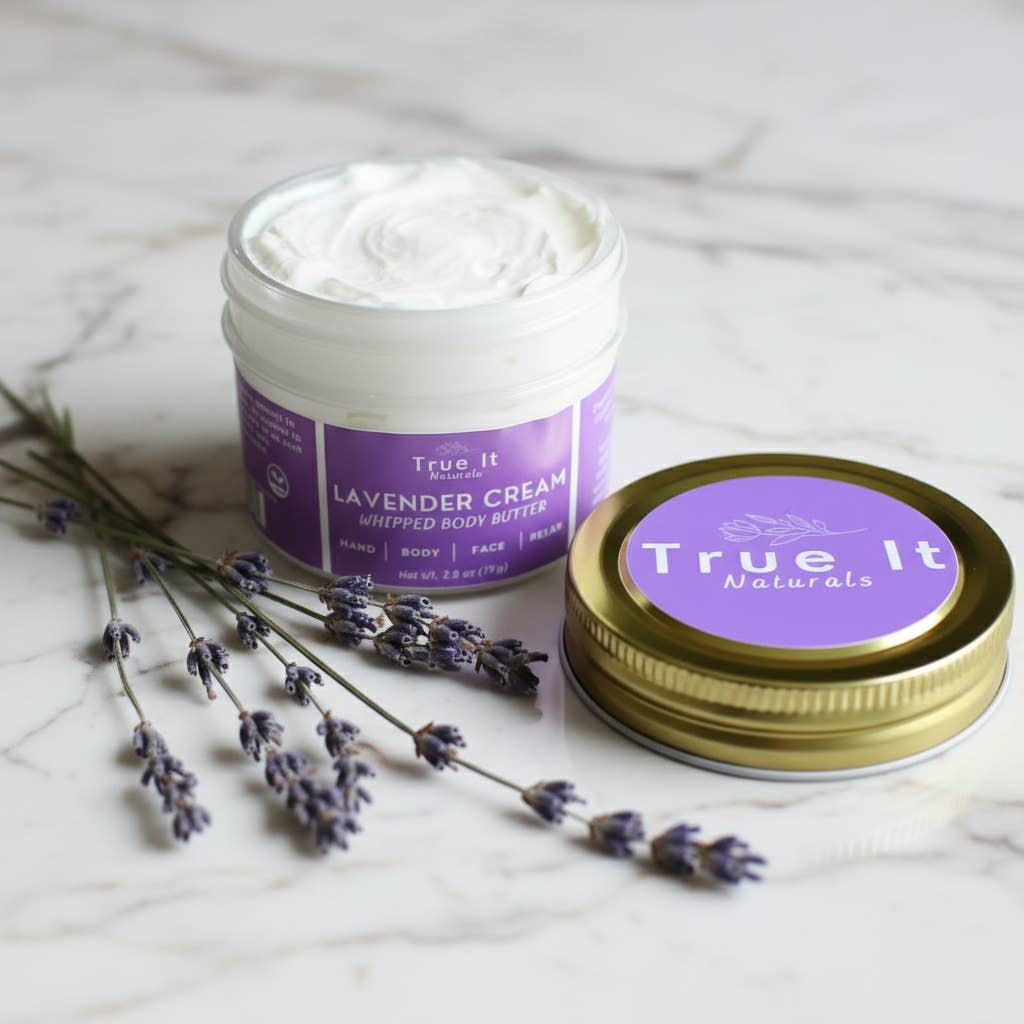 True It Naturals - Wholesale Body Balm/Butter - Whipped Body Butter - Lavender Cream | Hand & Body Lotion6