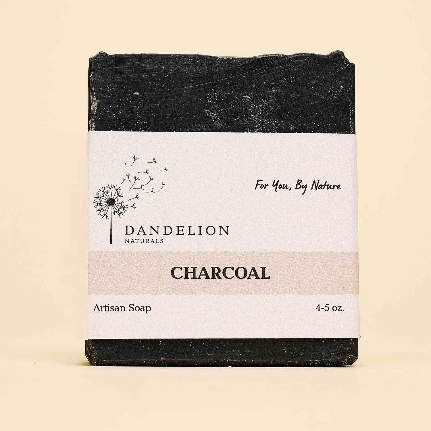 Dandelion Naturals - Vente Pains de savon - Savon en Barre au Charbon Activé | Savon Visage Détoxifiant