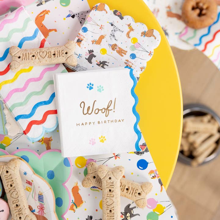 My Mind’s Eye - Wholesale Disposable Table Cover/Runner - PET1120 - Dog Party Table Runner