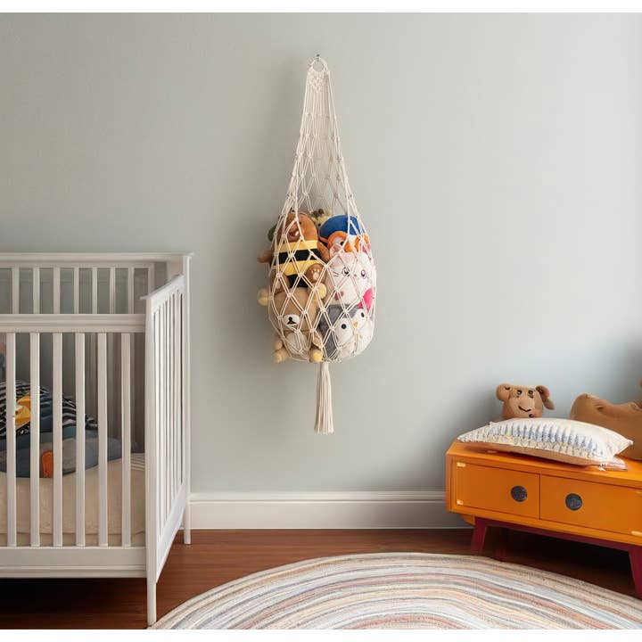 BeanDaikon – wholesale Stuffed/plush toy – Kids & baby – Toy Storage Hammock For Boho Nursery Organization I955