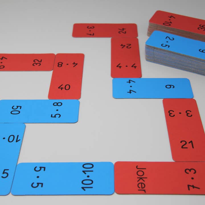 Wissner® aktiv lernen – Engroshandel Læringskort - Børn og baby – Domino med multiplikation op til 100 | Lær matematik5