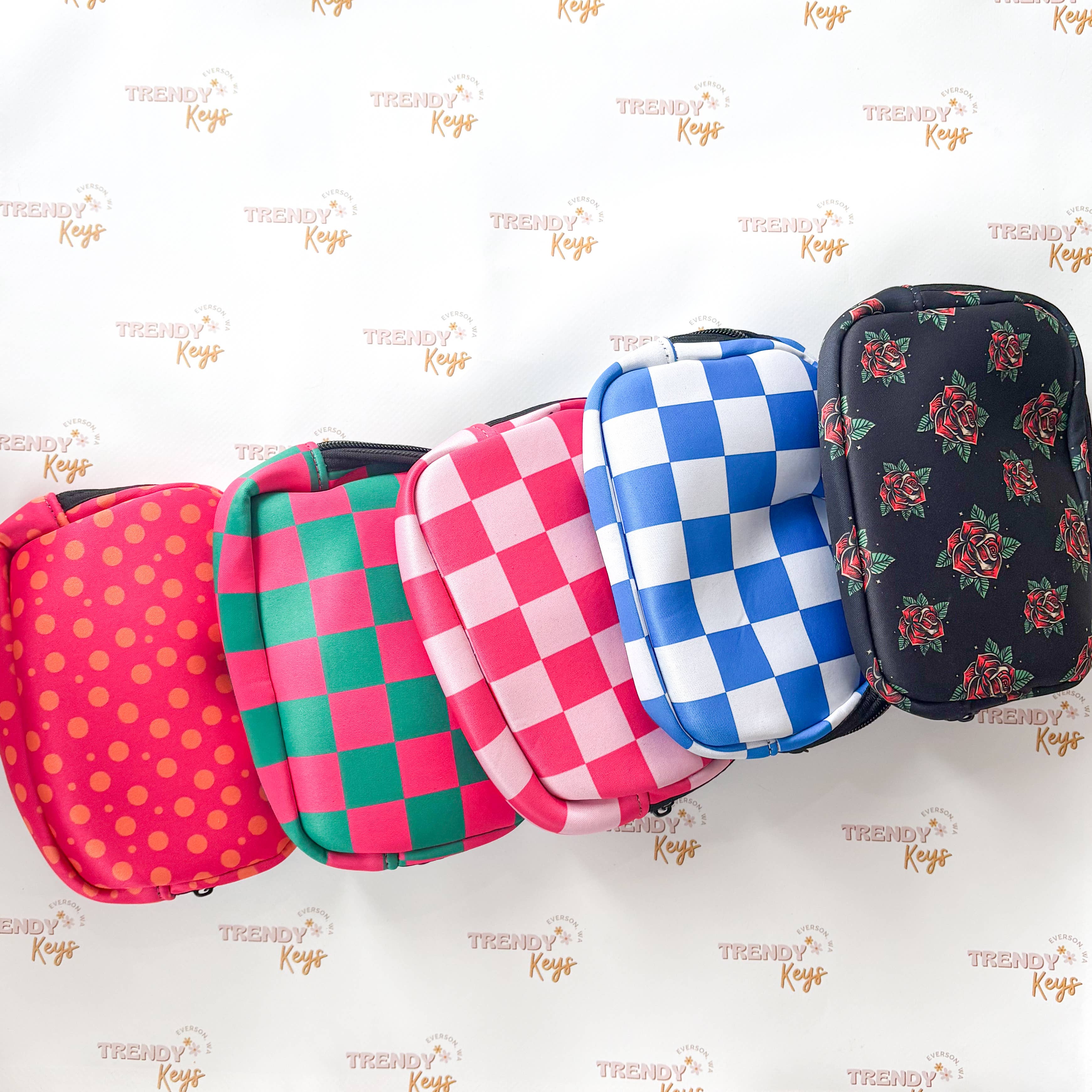 TrendyKeys - Wholesale Belt Bag - Women's - Neoprene Sling/Belt Bags, Patchable, Multiple Pockets3