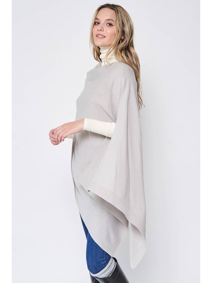 Hana - Wholesale Poncho - Women's - Solid Scarf Poncho29