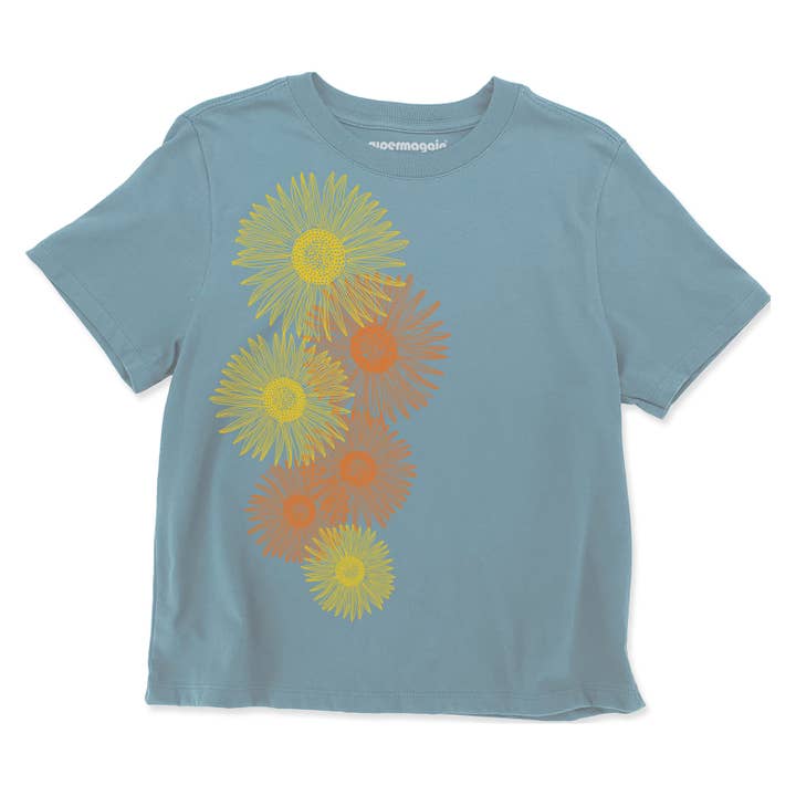 T-shirt lourd tournesols Gwenn pour la vente par Supermaggie @ Faire
