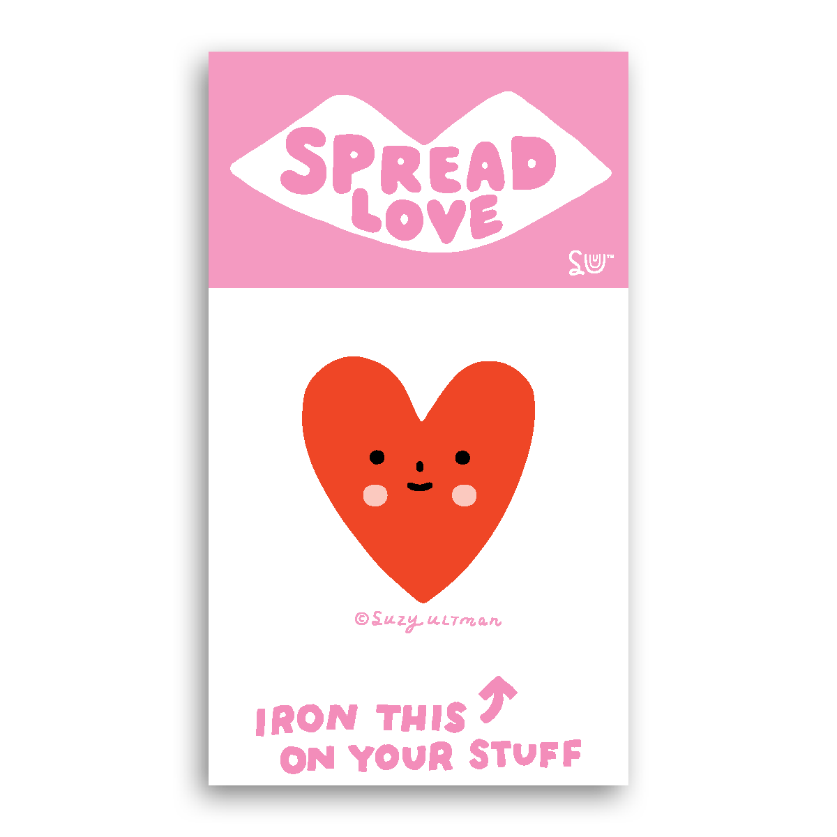 Hot Dang Press - Wholesale Love Card - HDP x Suzy Ultman Pack of Love, 6 L'il Something Iron-On Cards7