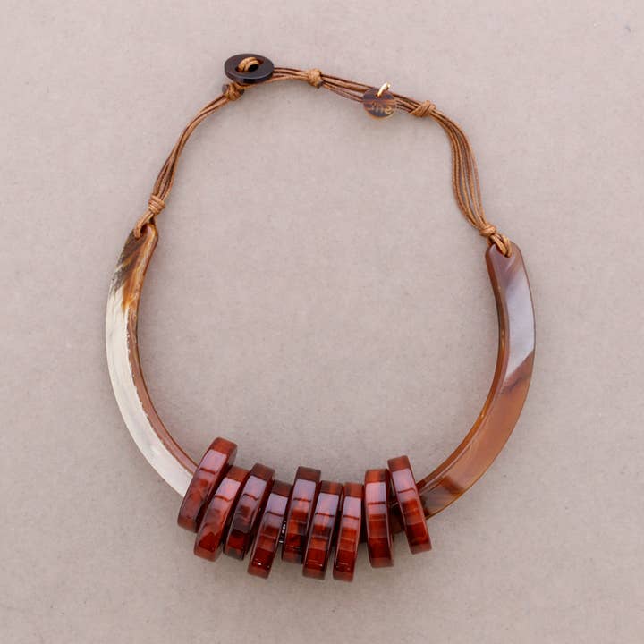 Sonata - Wholesale Snap Jewelry - Choker Pendant Resin Hoops1