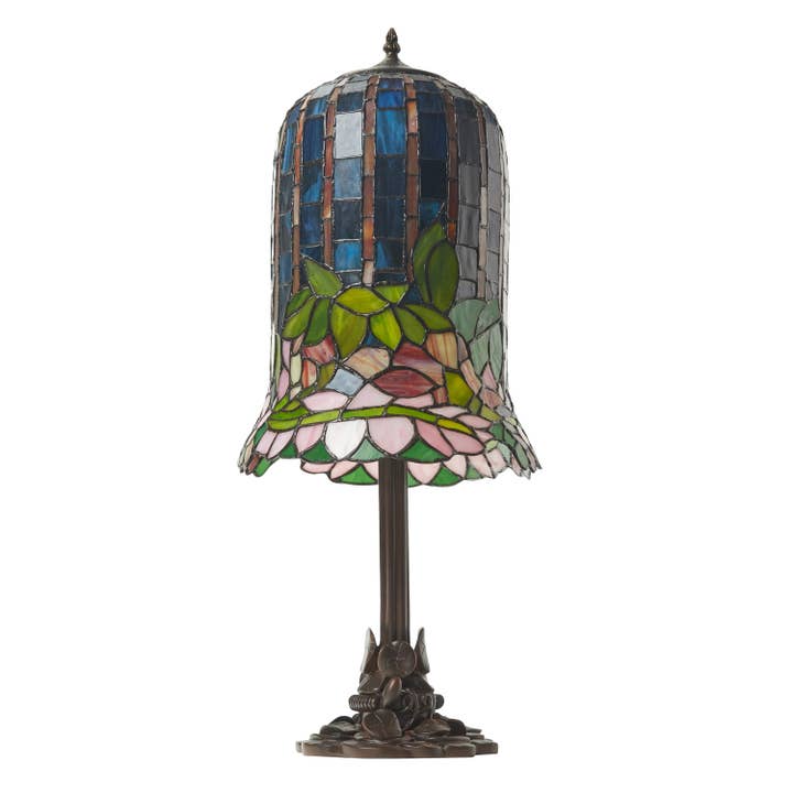 River of Goods - Wholesale Accent/Desk Lamp - 26" Tiffany Stained Glass Table Lamp - Pond Lily Bell Shade7
