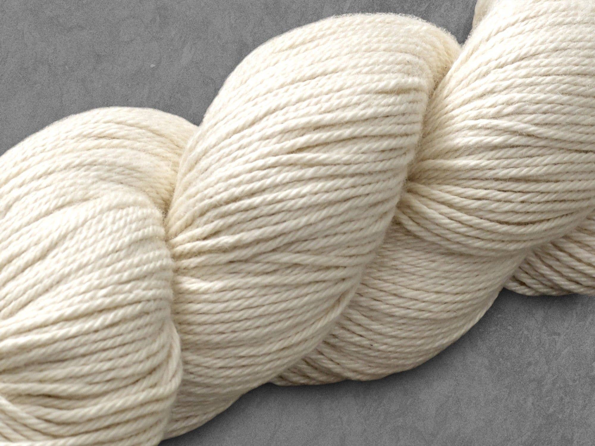 Rooster Undyed Yarns - Wholesale Yarn - Undyed Yarn: Organic Cotton DK Knitting Yarn2