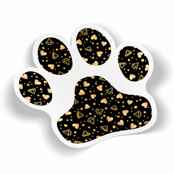 Paw Print Sticker for engroshandel hos JE Creates