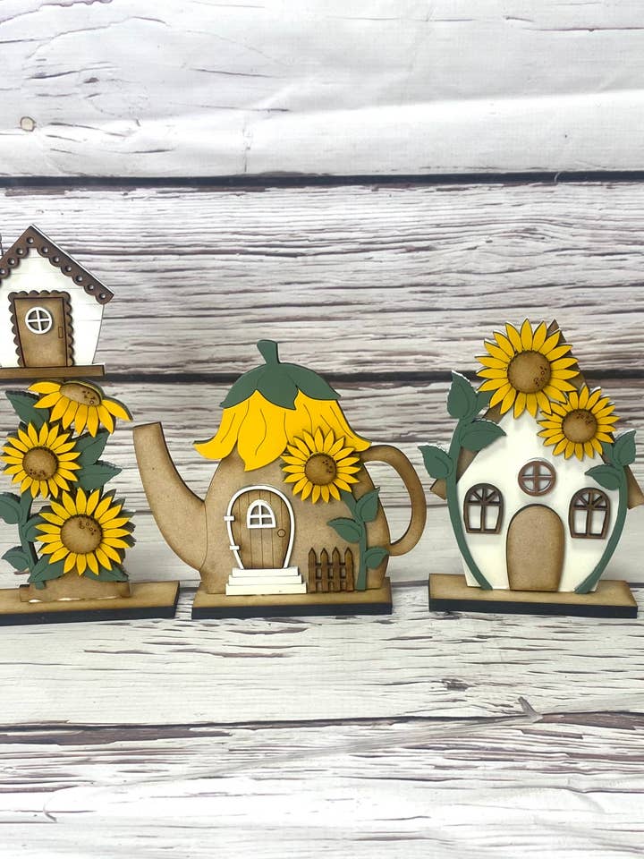 Kit de bricolage para casas de girassol por atacado de Rustic Home Co LLC