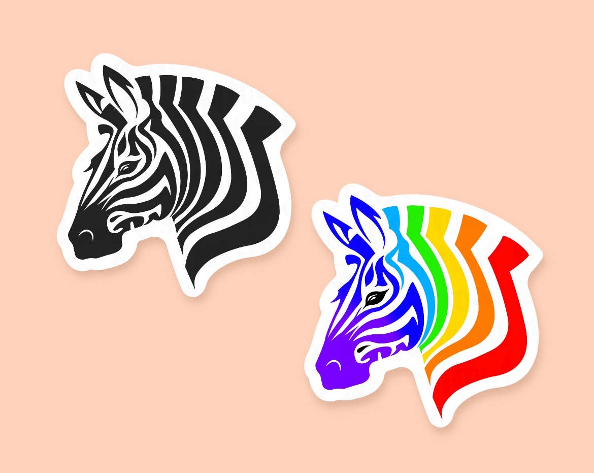 Stick It Out - Wholesale Sticker - Zebra Vinyl Sticker6