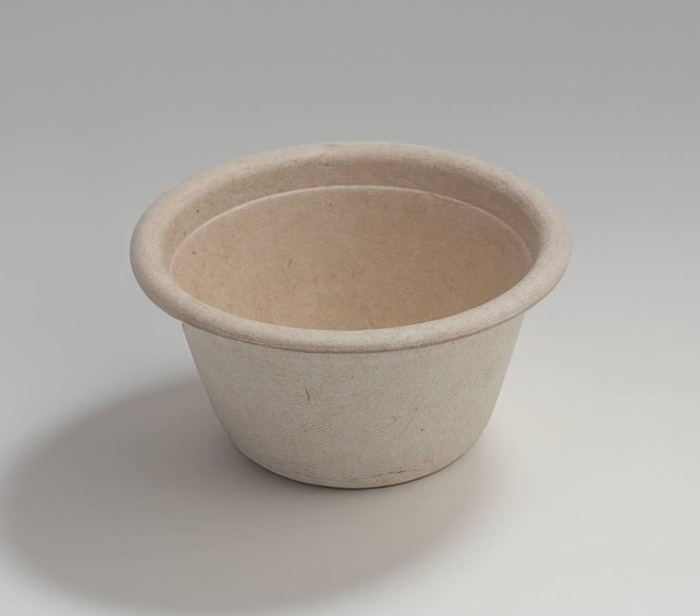 GreenTek Planet - Wholesale Food Storage Container - EarthTainers 2oz Fiber Sauce Cups - 2000ct