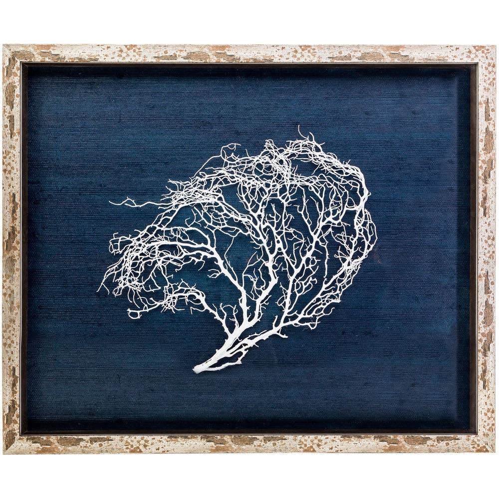 Jamie Dietrich Designs - Wholesale Wall Accent - Sealife Shadow Box - Navy/White1