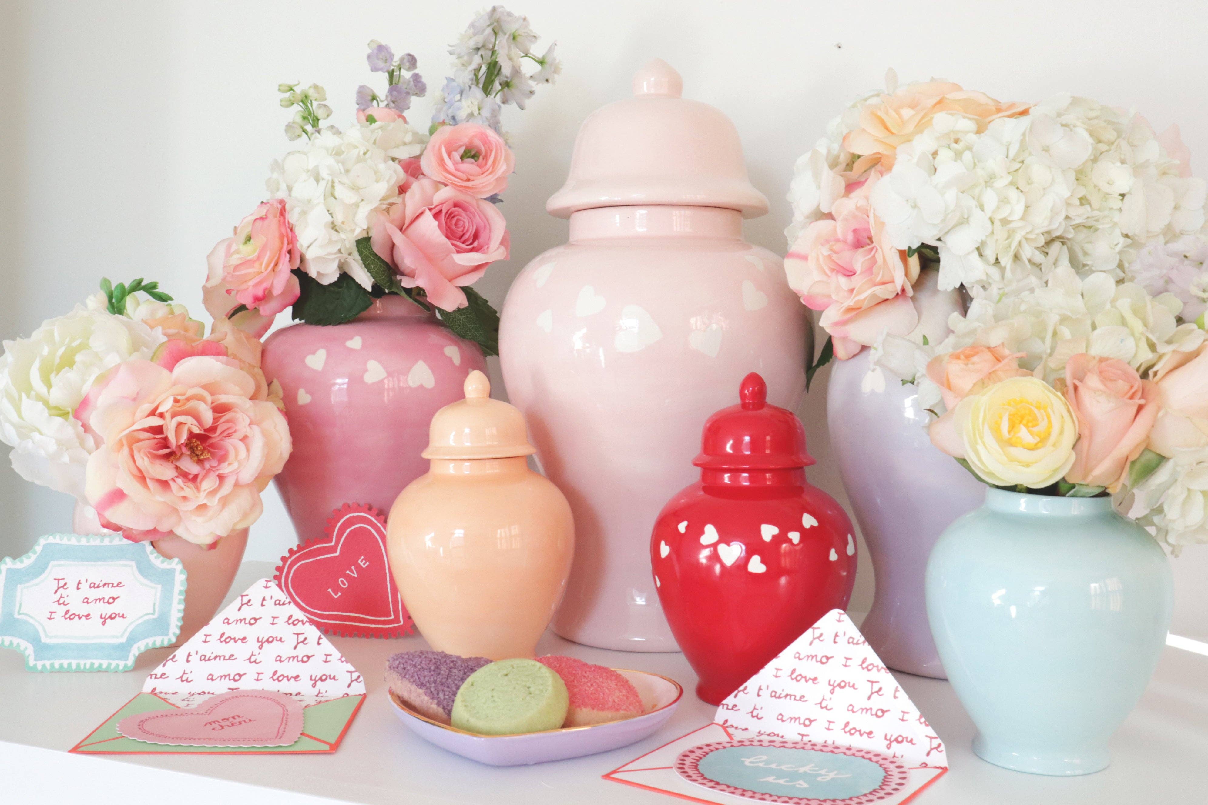 Lo Home | Ruby Clay - Wholesale Decorative Jar - Robin's Egg Blue Ginger Jars3