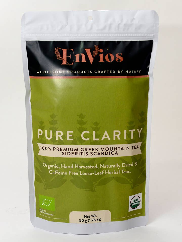 Organic Greek Mountain Tea / Sideritis Scardica Pure Clarity for wholesale by Hestia Foods