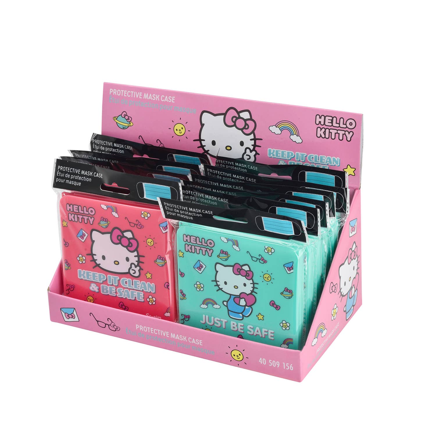 Takecare - Vendita all'ingrosso Mascherina/visiera protettiva - Custodia protettiva per mascherina - 2 pezzi0