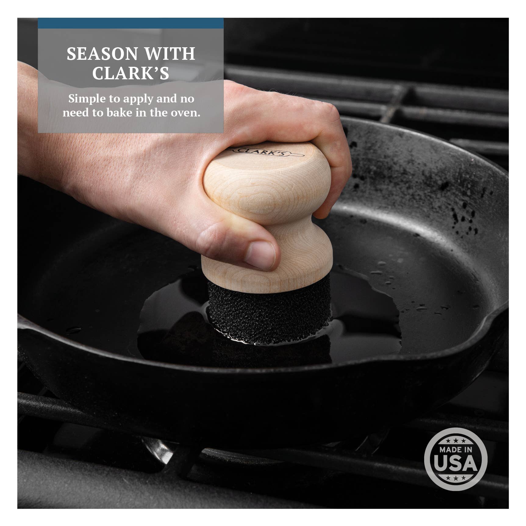 CLARK'S - Wholesale Cooking Oil - CLARK'S Cast Iron Seasoning Oil | 100% Plant Based (Vegan)5