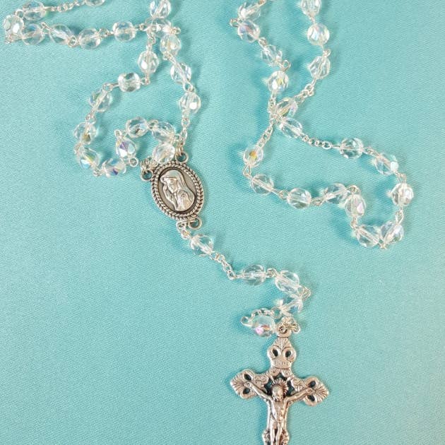 Chapelet en cristal de verre AB pour la vente par Simply Charming