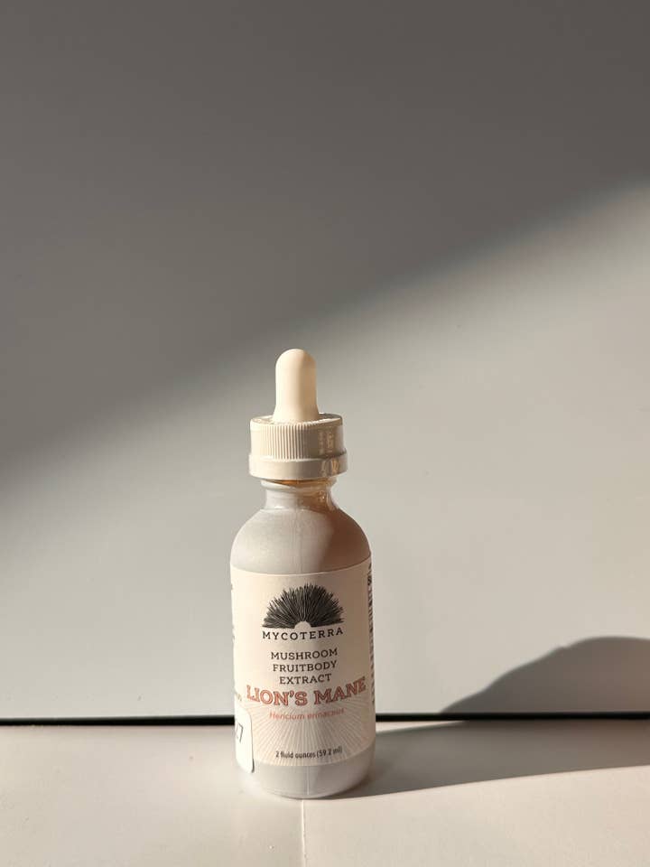 Organic Lion mane Tinture for wholesale by Mycoterra Farm