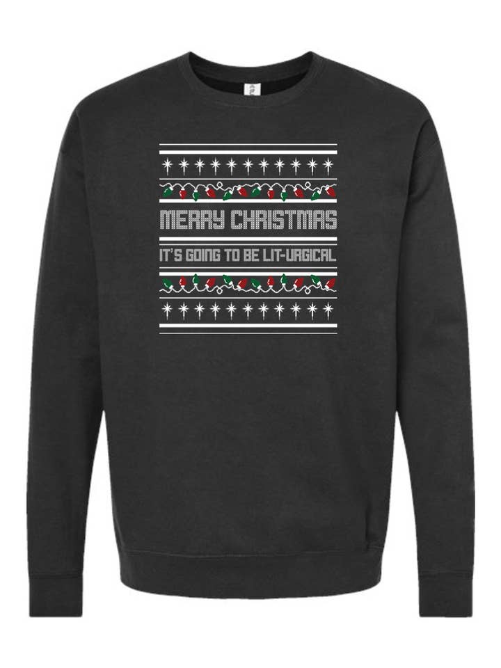 It's Going to be Lit-Urgical - Crewneck Sweatshirt for wholesale by Sock Religious