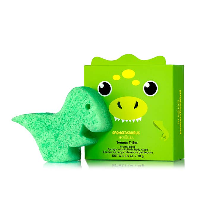 Spongellé - Wholesale Sponge - Kids & Baby - Tommy T-Rex Spongeasaurus (New Packaging) | Dinosaurs