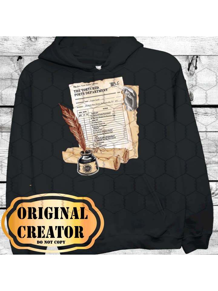 A Blessed Texas Mess Boutique - Wholesale T-Shirt (Graphic) - Women's - Tortured Poets Dept 2024 Taylor Swift Music Inspired Swiftie5
