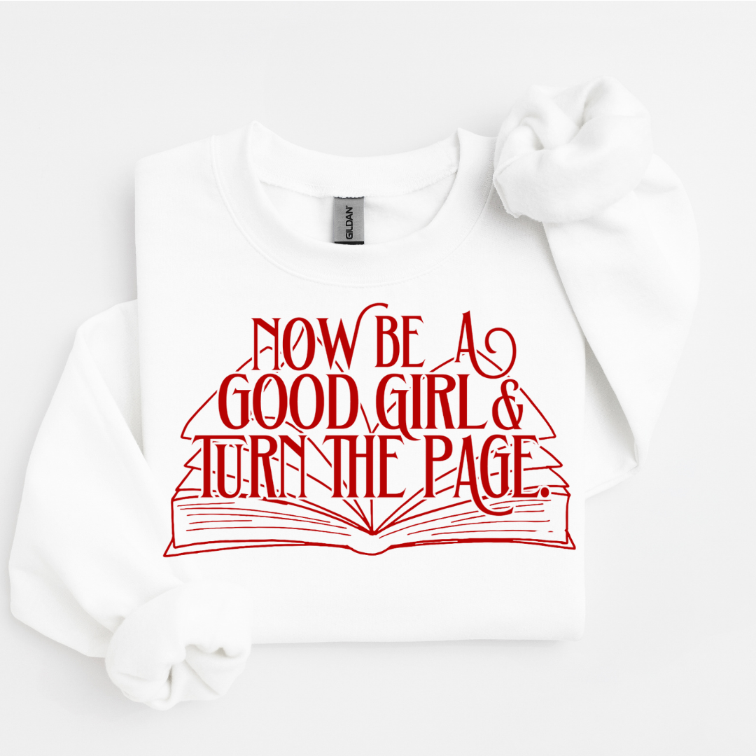 The Babe Co. - Wholesale Grafisch sweatshirt - Dames - Draai De Pagina Boek Dames Sweater1