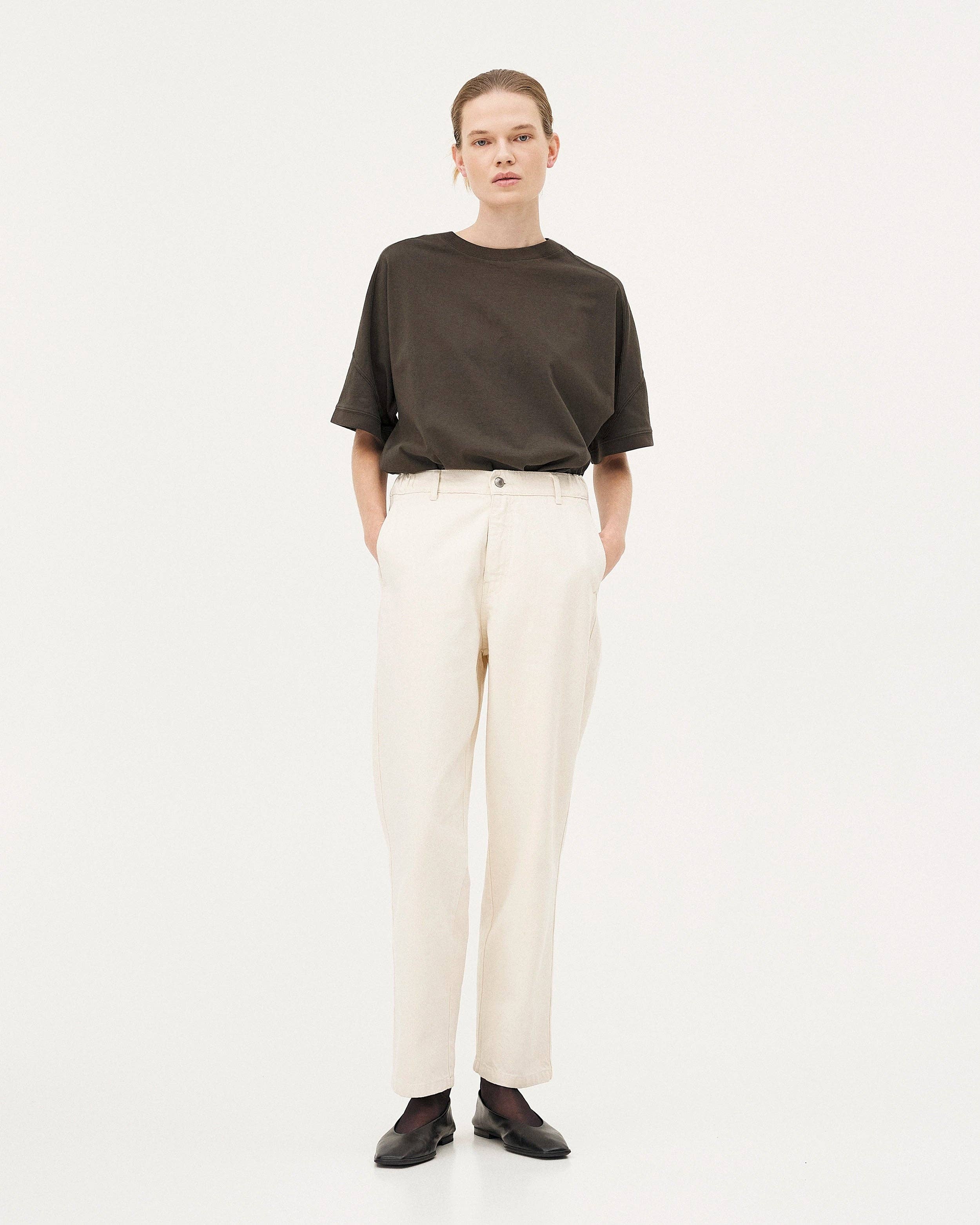 NOYOCO - Wholesale T-Shirt - Unisex - Unisex T-shirt Haria Khaki6