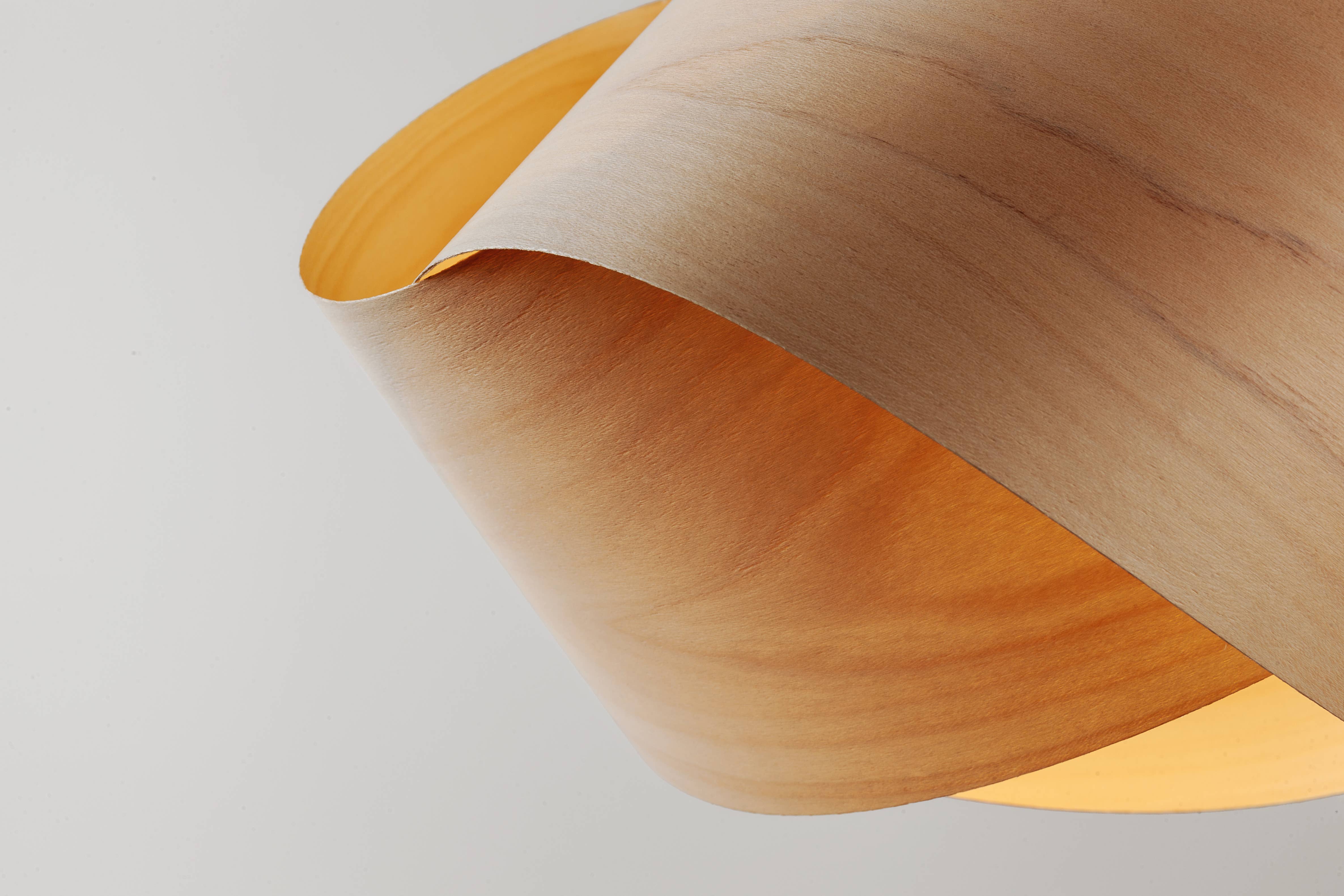 Traum - Wood Lighting – wholesale Chandelier/hanging light – Summer Decor UFO Pendant crafted with Natural Wood Veneer10