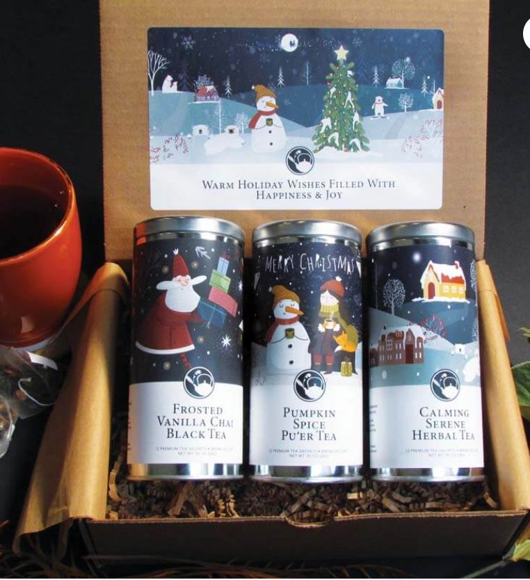 The Tea Can Company - Vente Sachets de thé - Coffret cadeau Holiday Joy Tea 0
