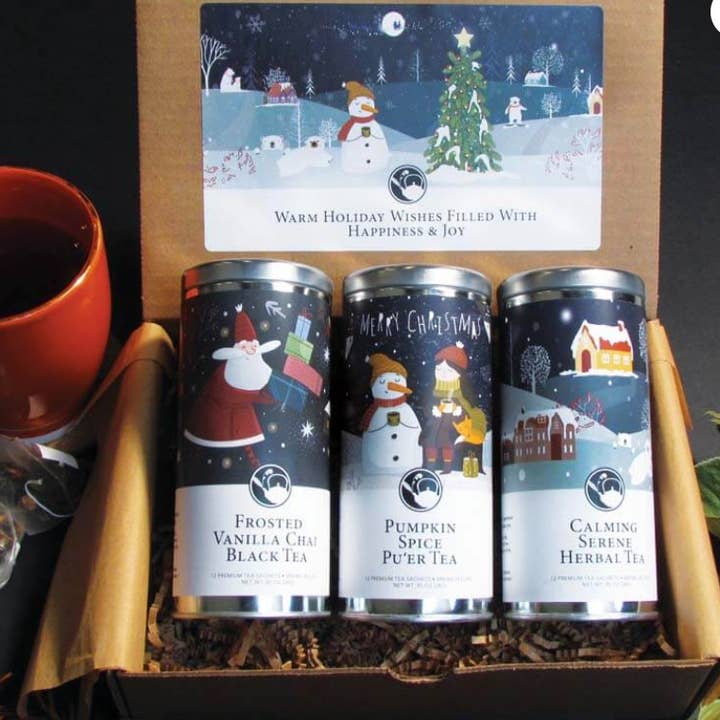 The Tea Can Company - Wholesale Tea Bags - Holiday Joy Tea Gift Set 0