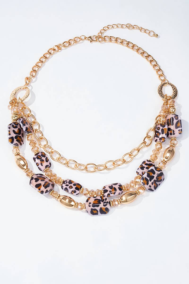 Braun Modeschmuckkette 2WY06 für den Großhandel auf Faire5