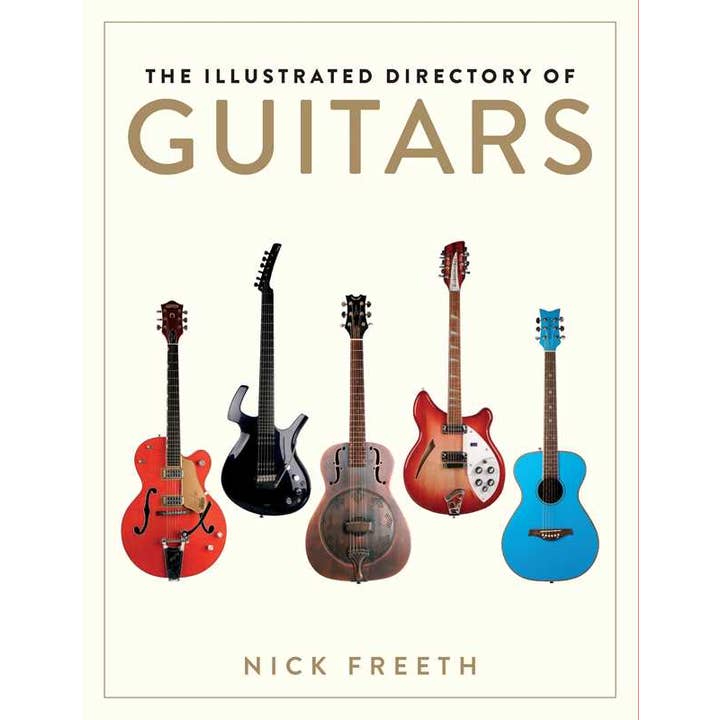 Illustrated Directory of Guitars by Nick Freeth for wholesale by Simon & Schuster
