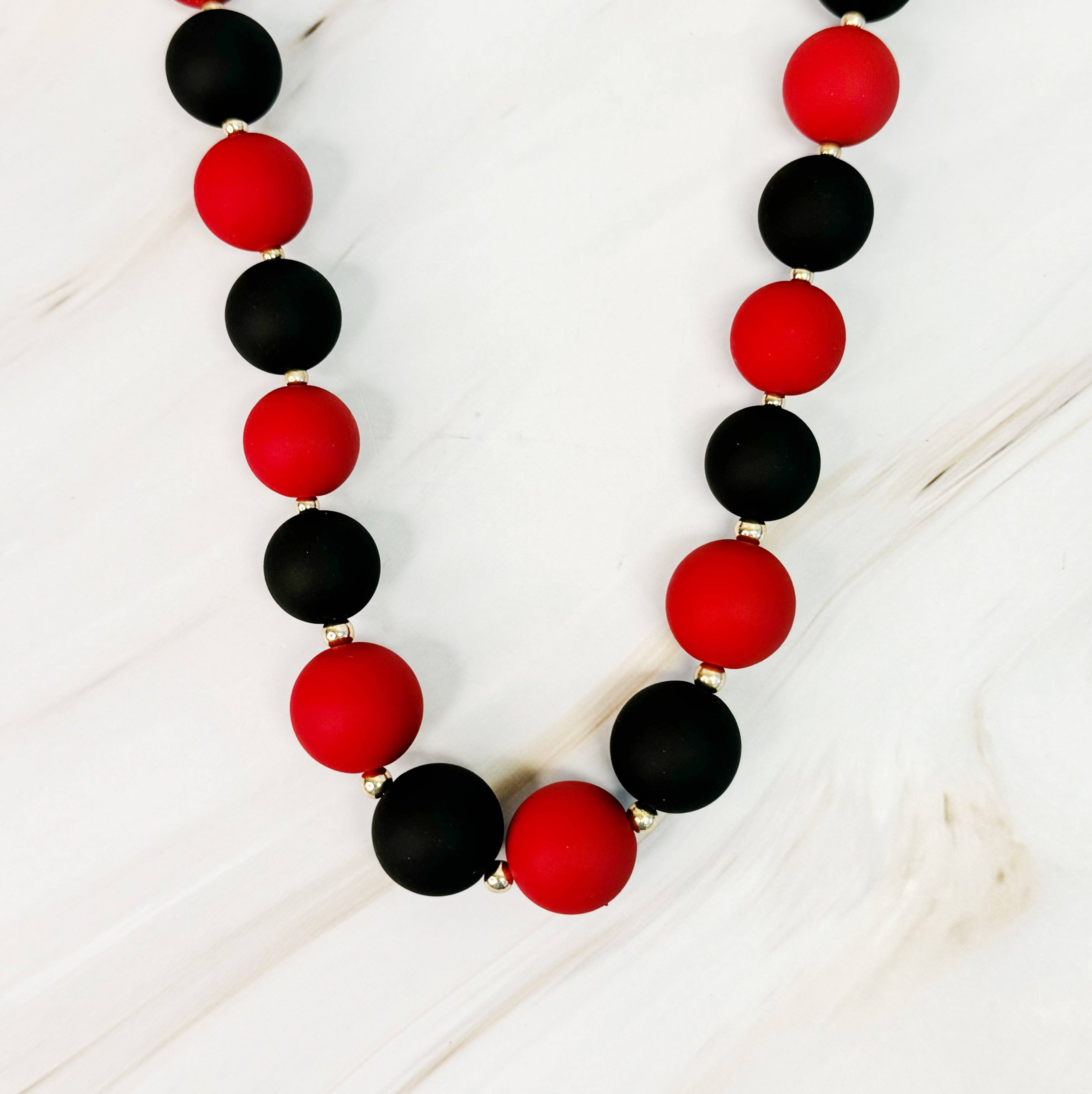 Ellison+Young - Wholesale Beaded/Pearl Necklace - Champion Of The Game Ball Bead Necklace1