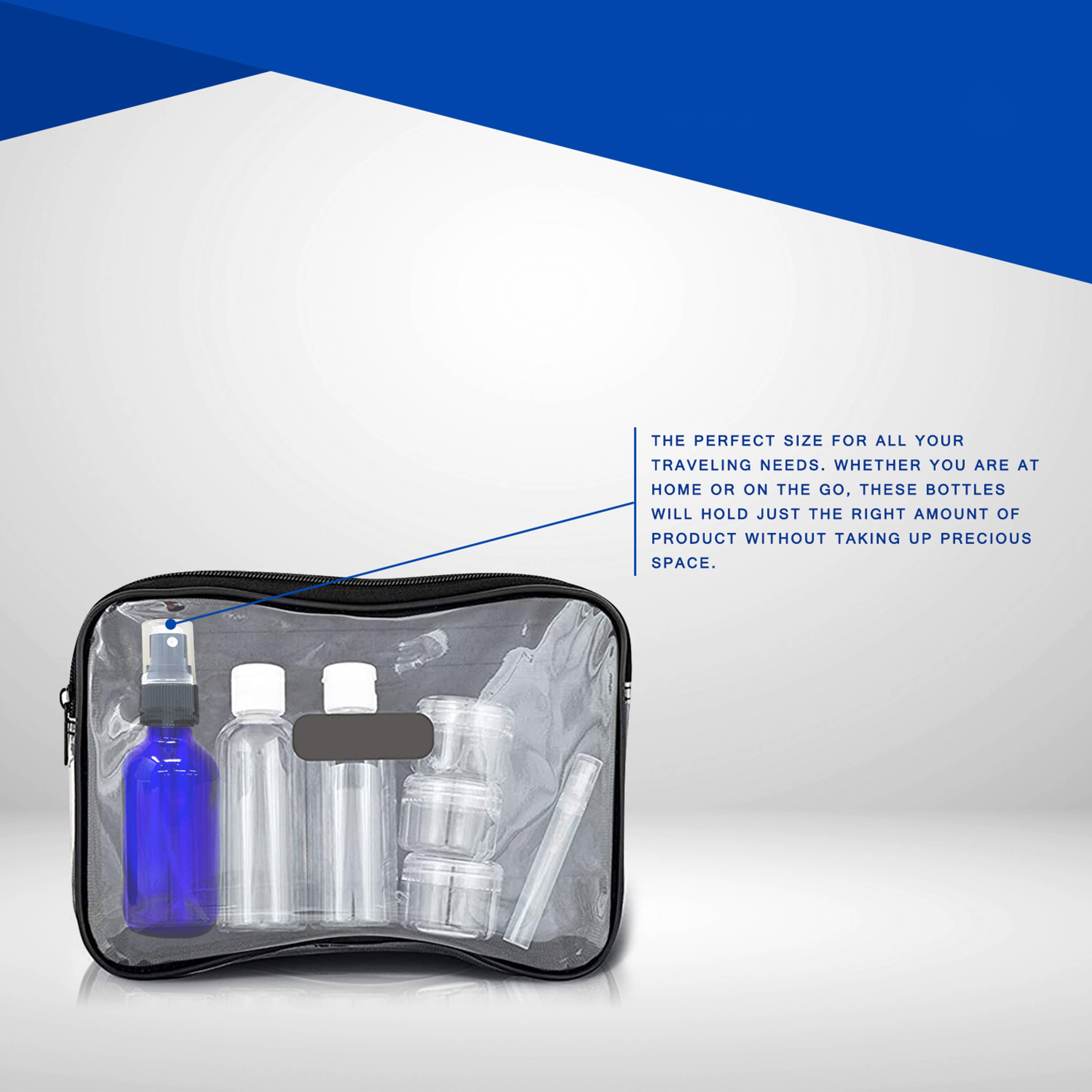 Nevlers - Wholesale Spray Bottle - Cobalt Blue Glass Spray Bottles - 1 oz. (Pack of 24)11