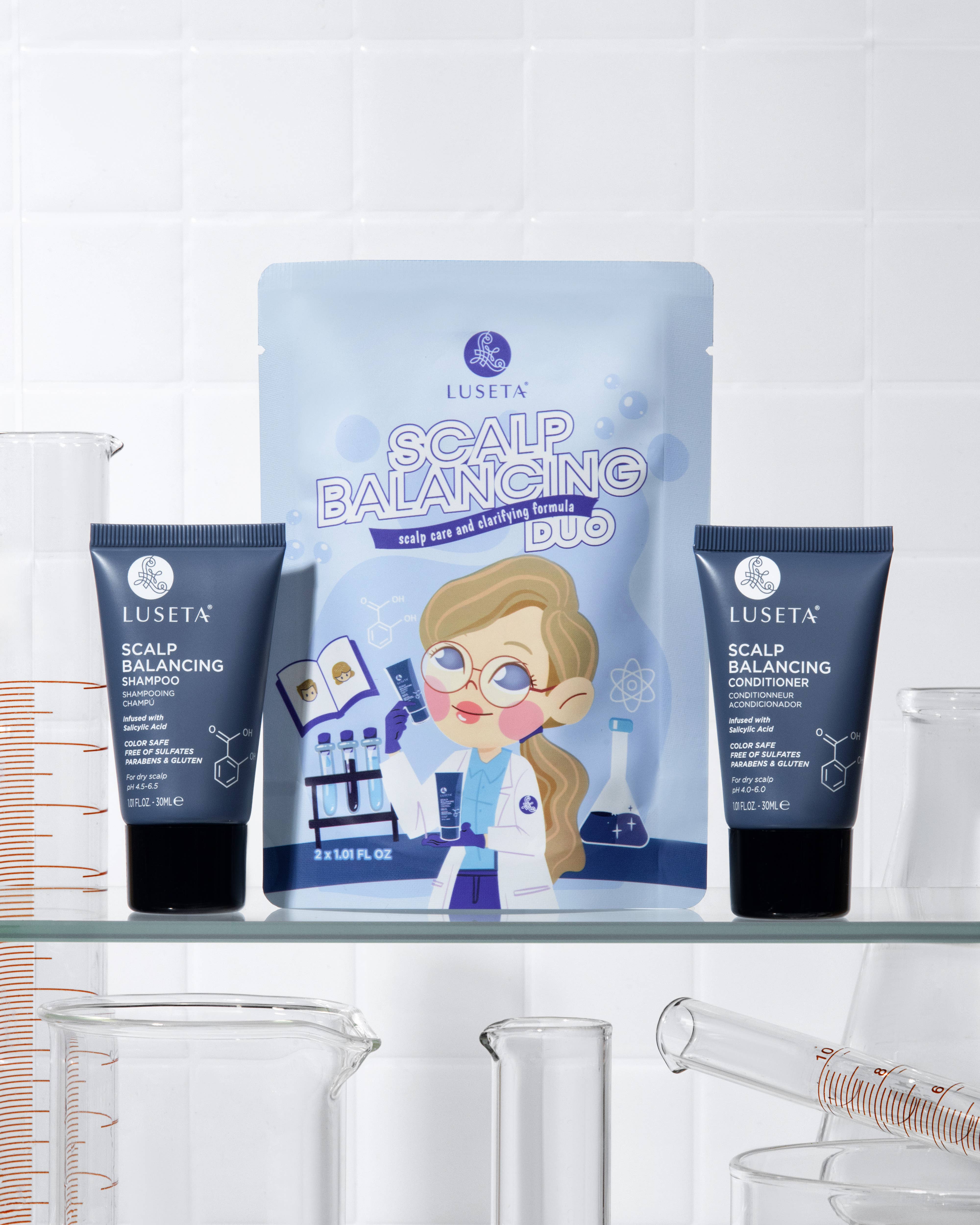 Luseta Beauty - Wholesale Haircare Set/Kit - Scalp Balancing Travel Set - 2 x 1.01oz (Copy)2