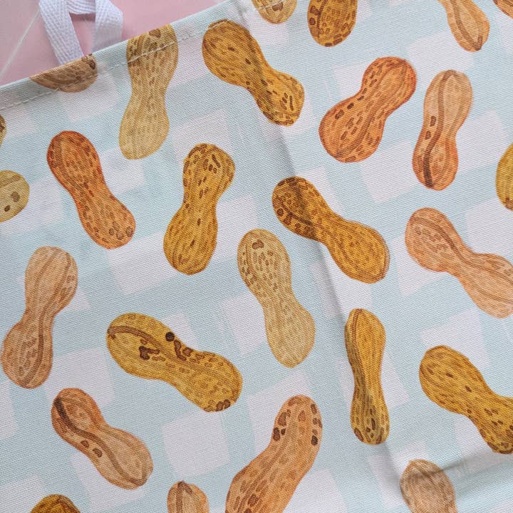 Natalie V. Mason - Wholesale Tea Towel - Dish Towel - Peanuts - Boiled peanut tea towel7