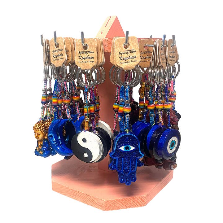72 Pcs Metaphysical Carded Durepox Keychain Wooden Display and other Purchase Wholesale metaphysical. Free Returns & Net 60 Terms on Faire trending on Faire.