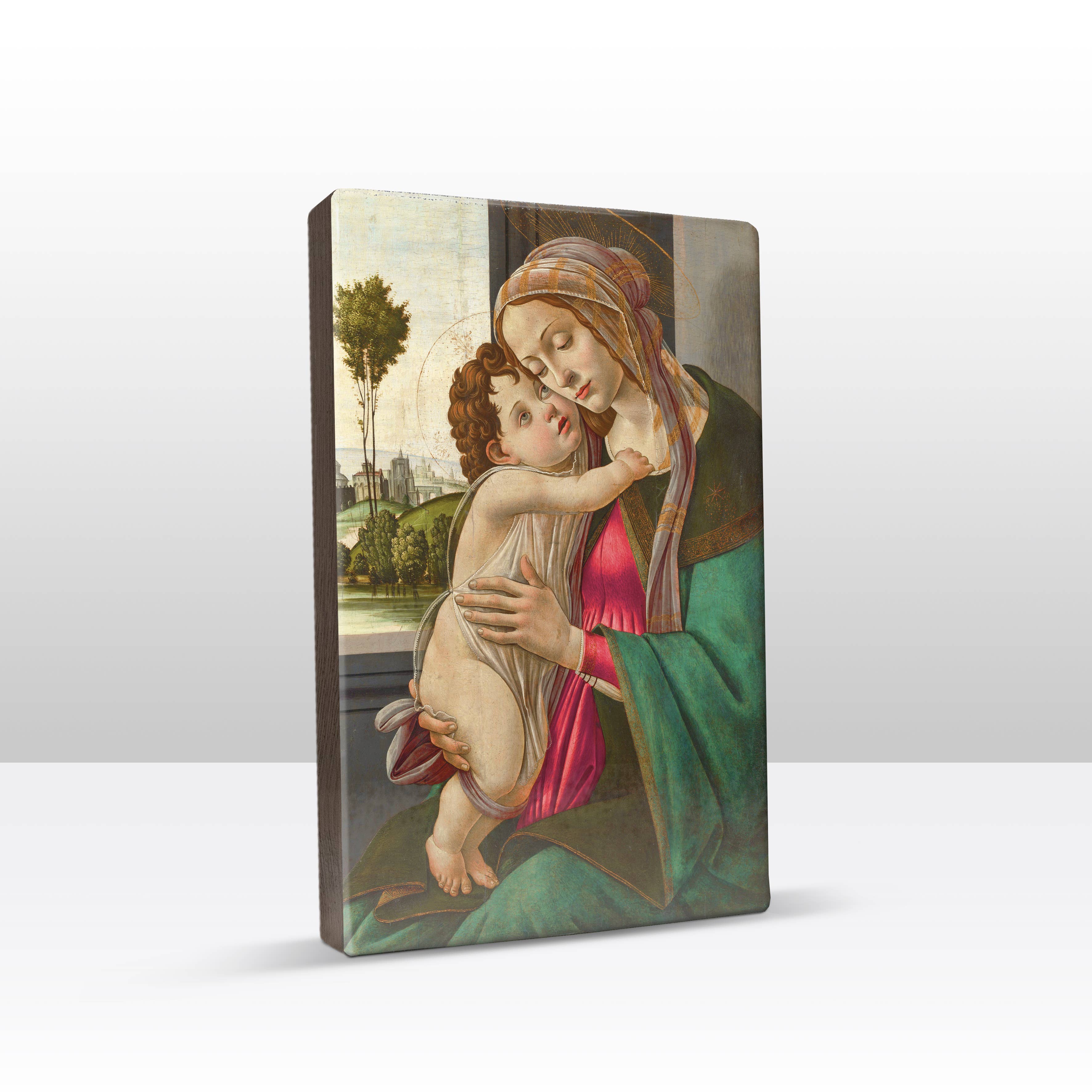 Laqueprint – wholesale Konsttryck – Laqueprint - Madonna med barnet av Sandro Botticelli0