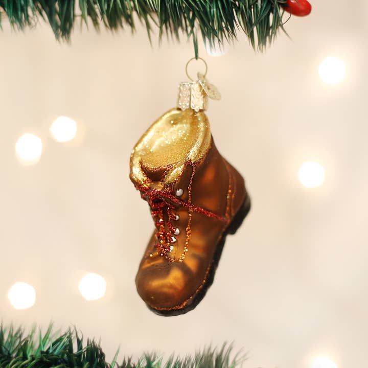 Hiking Boot Ornament for wholesale by Old World Christmas