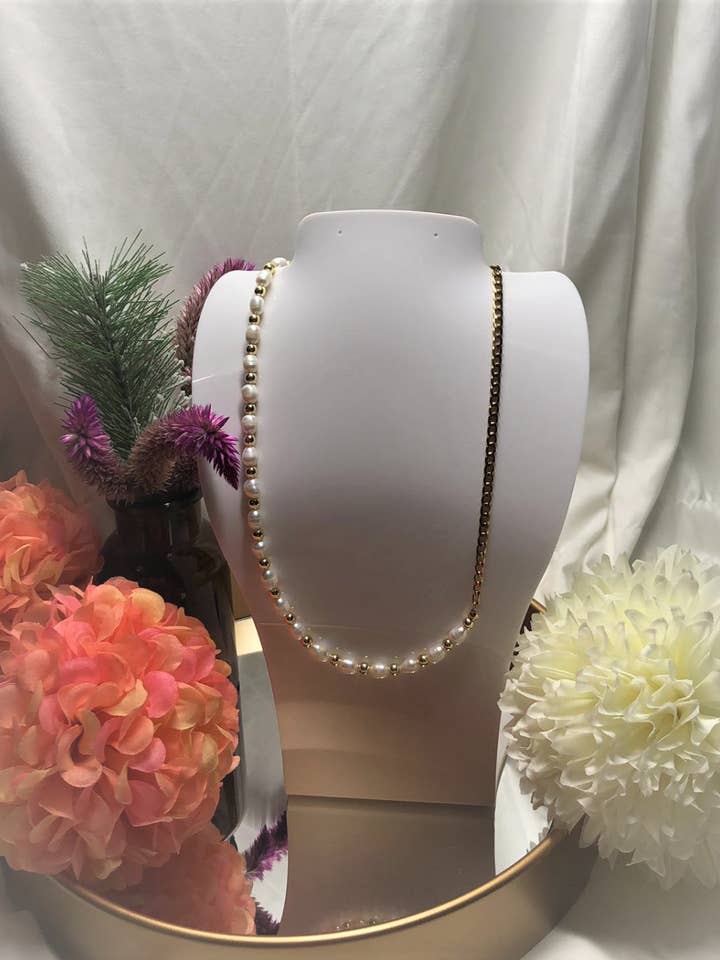 Cubana Pearl halskæde for engroshandel hos Kimbara Butik