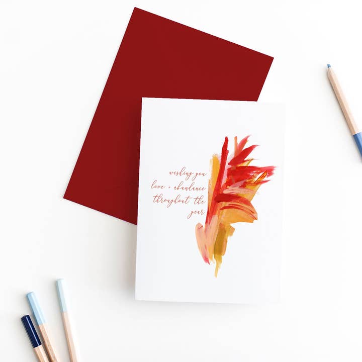 deseos de año nuevo | deseándote amor y abundancia | mejores deseos para venta al por mayor de Smiles By Megan | Zatetic Studios, LLC