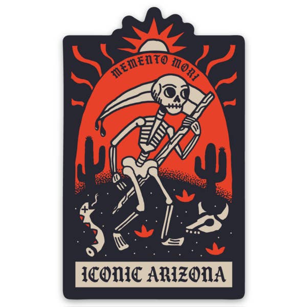 Death Tarot Sticker for wholesale by Iconic Arizona