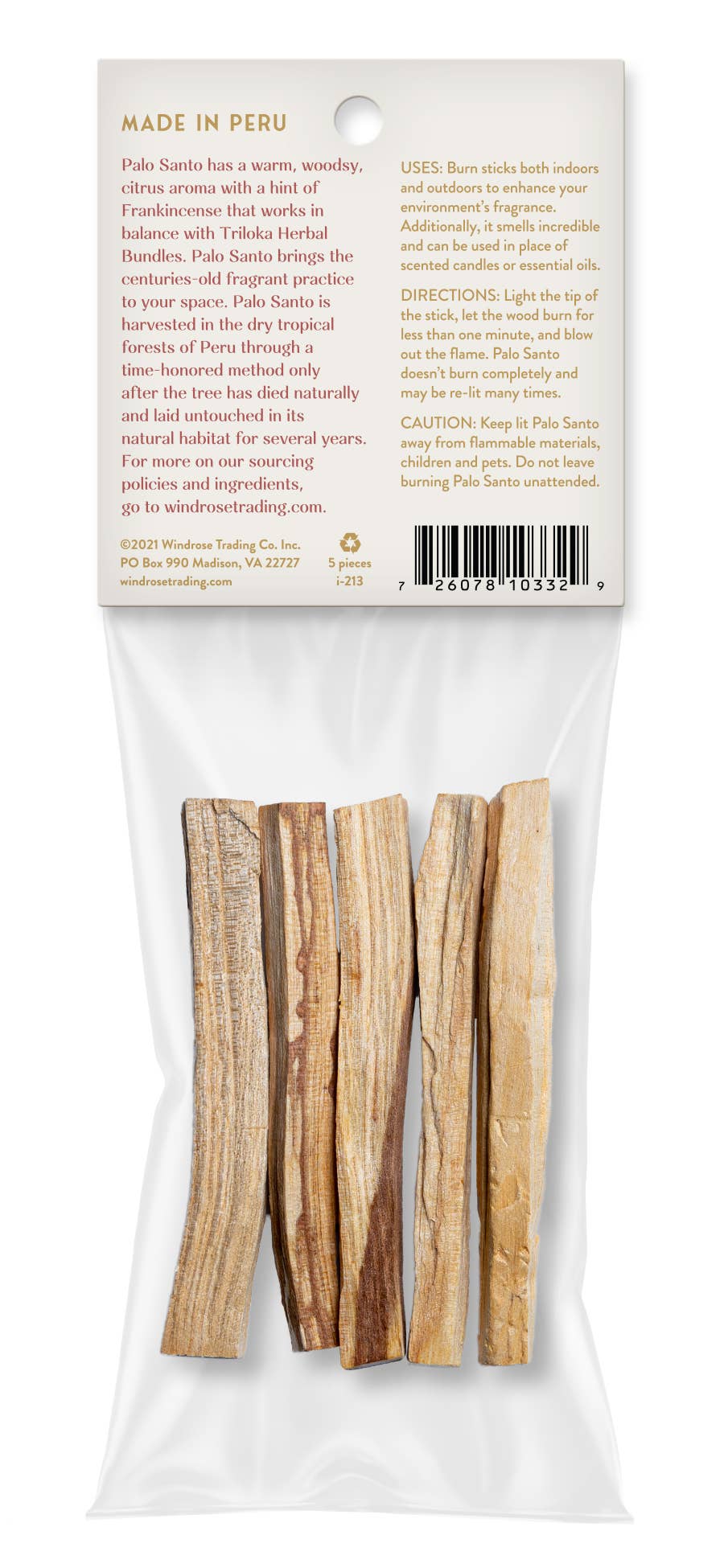 Triloka - Wholesale Incense - Triloka Palo Santo - Wood Sticks1