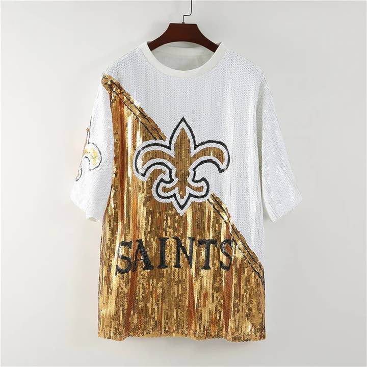 SJ NOLA LLC - Wholesale Dress - Women's - Saints Sequin Dress