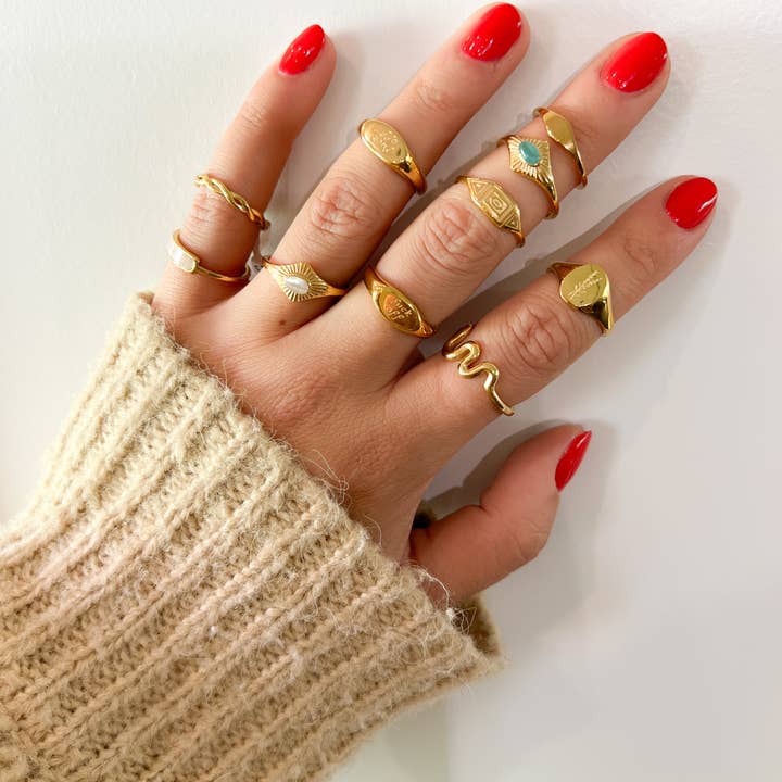 24th & Gold - Wholesale Band/Stacked Ring - F*ck Off Ring9