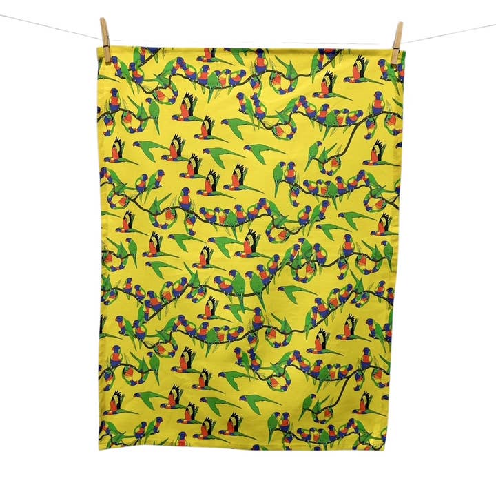 Lorikeets mönster kökshandduk för wholesale av Red Parka