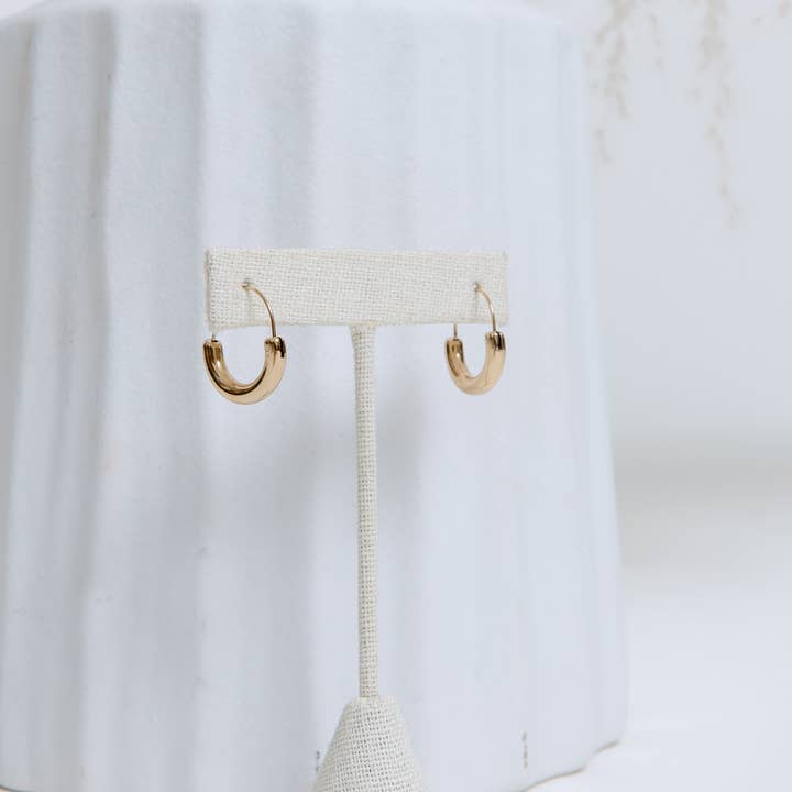 Gold Scarlett Hoop for wholesale on Faire4