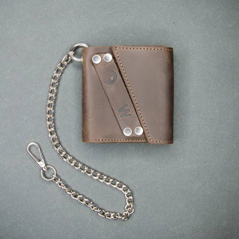 RIDL – wholesale Wallet – Unisex – RIDL Biker Chain Leather Wallet1